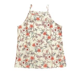 Sleeveless floral top